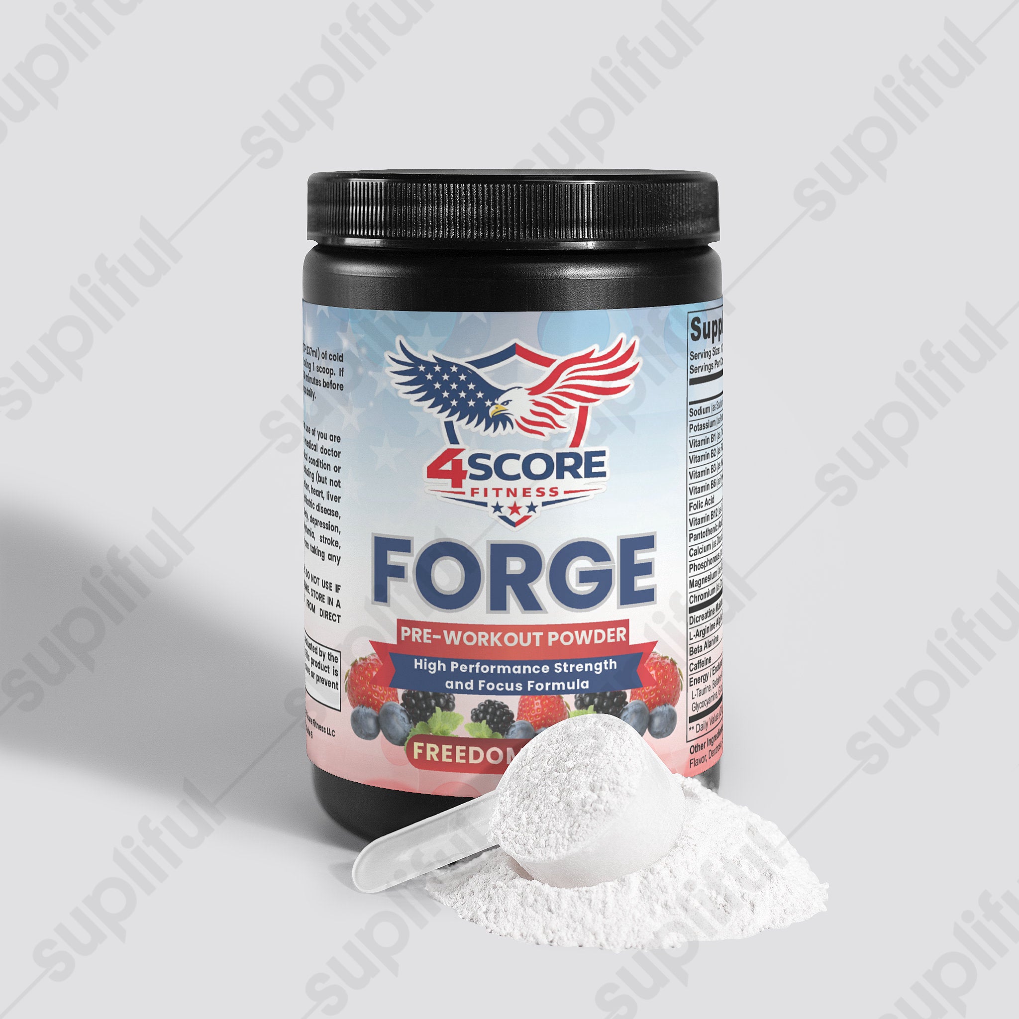 Nitric Shock Pre-Workout Powder (Fruit Punch)